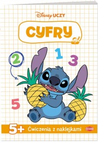 DISNEY UCZY STITCH ĆWICZENIA ZNAKLEJKAMI.CYFRY
