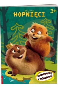 DISNEY HOPNIĘCI.KOLOROWANKA Z NAKLEJKAMI