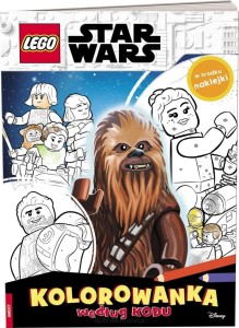 LEGO STAR WARS.KOLOROWANKA WEDŁUG KODU