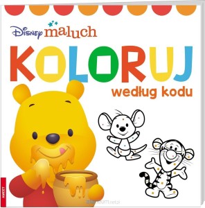 DISNEY MALUCH.KOLORUJ WEDŁUG KODU