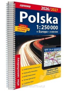 POLSKA ATLAS SAMOCHODOWY 1:250000