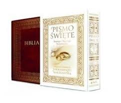 BIBLIA DOMOWA/W ETUI/PAMIĄTKA ZAWARCIA SAKRAMENTU MAŁŻEŃSTWA