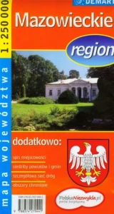 MAPA MAZOWIECKIE REGION
