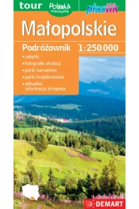 MAPA MAŁOPOLSKIE PODRÓŻOWNIK1:250 000